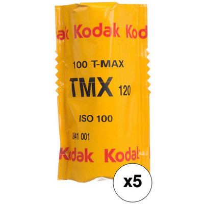 Out dated 07/2023; 04/2023; 12/2022 Kodak 100 Tmax Black and White Negative Film 120 (ISO 100) 5PK