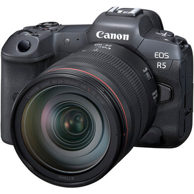 Canon R - EOS R5 Mirrorless Digital Camera with 24-105mm f/4 L Lens