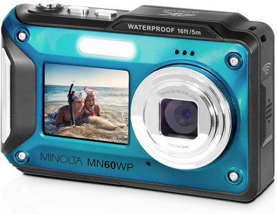 MINOLTA MN60WP 48MP/4K/WIFI WATEPROOF DIGITAL CAMERA (BLUE)