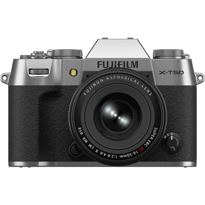 Fujifilm X-T50 Mirrorless Digital Camera with XF 16-50mm f/2.8-4.8 R LM WR (Silver)
