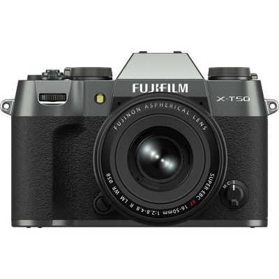 Fujifilm X-T50 Mirrorless Digital Camera with XF 16-50mm f/2.8-4.8 R LM WR (Charcoal Silver)
