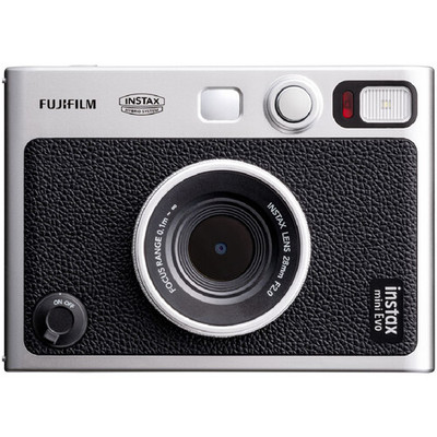 FUJIFILM INSTAX MINI EVO Hybrid Instant Camera Black
