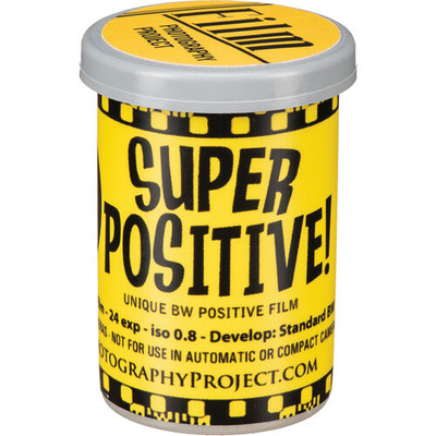 Film Photography Project Super Positive Black and White Film (35mm Roll Film, 24 Exposures)