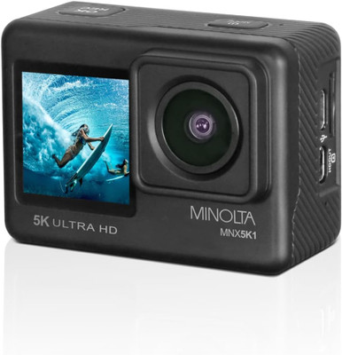 MINOLTA® MNX5K1 5K Ultra HD / 24 MP Action Camera Kit