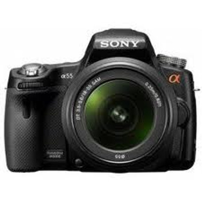 Sony Alpha DSLR-SLT-A55 Digital Camera W/18-55
