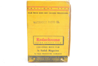 Kodak Kodachrome 16mm Cine Kodak Movie Film for 16mm Magazine Cameras Exp 1957