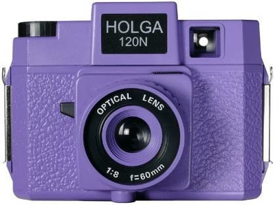 Holga 120N Holgawood collection 120 Film Camera VIOLET