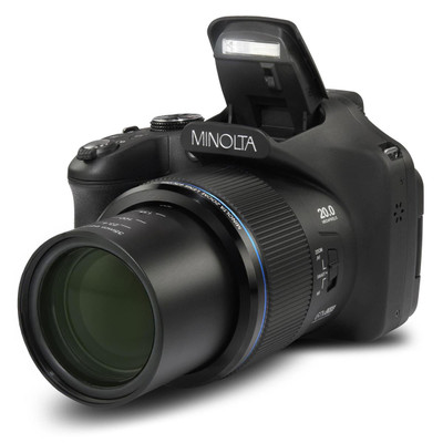 Minolta MN67Z 20MP FHD Wi-Fi Bridge Camera with 67x Optical Zoom - Black