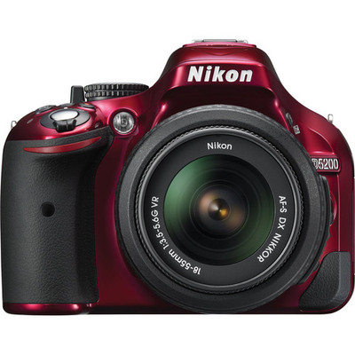 Nikon D5200 DSLR - Body (Red)