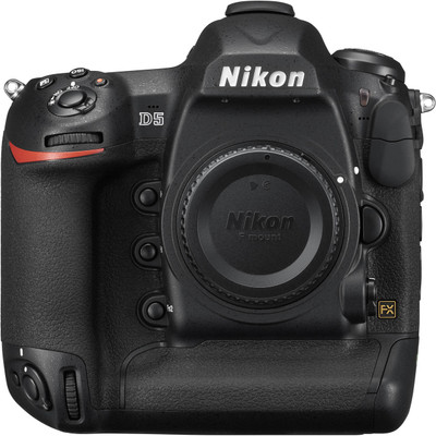 Nikon D5 Body with Dual CF Slots Front