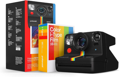 Polaroid Now+ Generation 2 - Camera + Film Bundle (16 Photos Included)