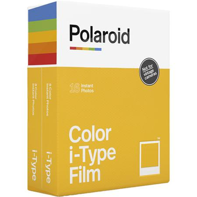 Polaroid Color i-Type Instant Film (Double Pack, 16 Photos)