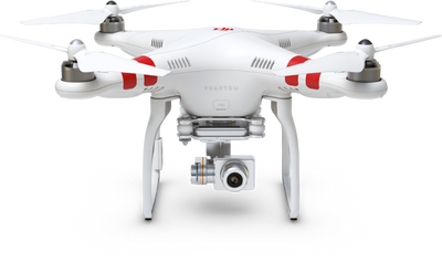 DJI Phantom 2 Vision+ v3.0 with Gimbal-Stabilized 14MP Camera (Late 2014)